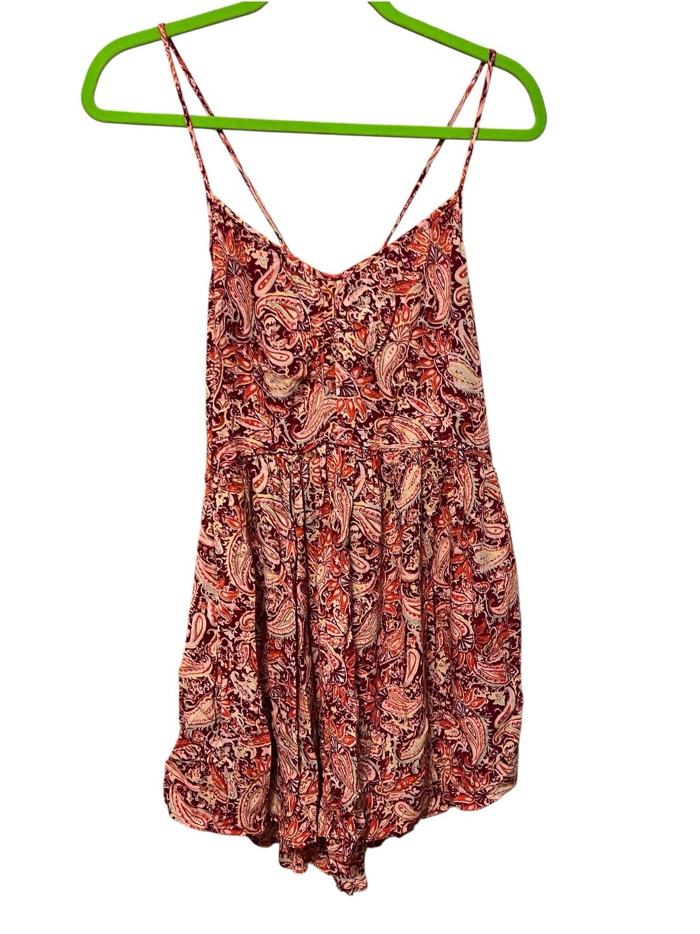 Billabong Luv Confession Paisley Mini Dress Medium